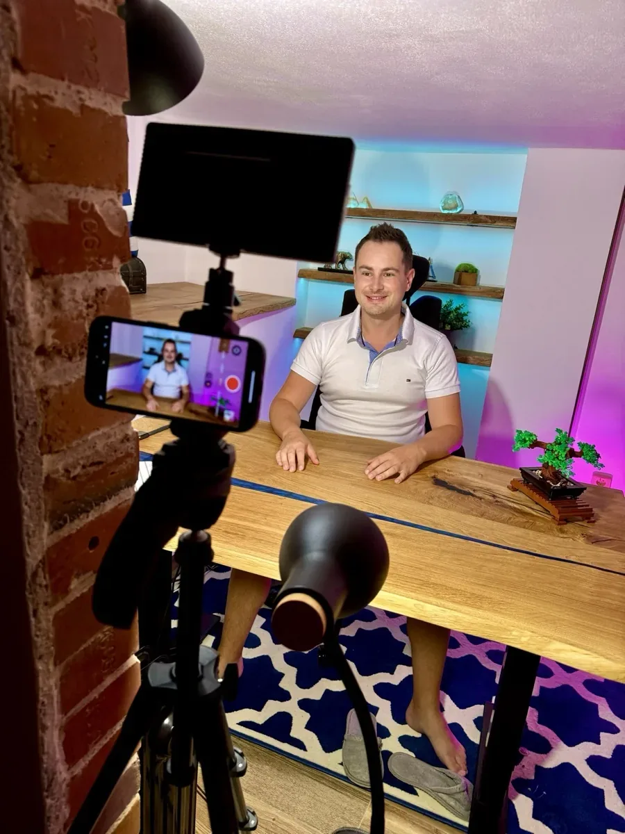Technika a vybavení — natáčení mobilem